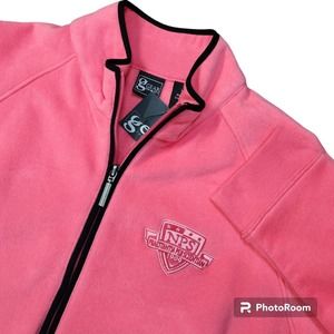 NEW‎ G Gear 1/2 Zip Fleece L Pullover Pockets NPS Naval Postgraduate Pink